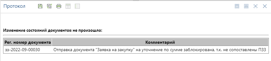 Контроль на правомерность использования Отправки на уточнение суммы